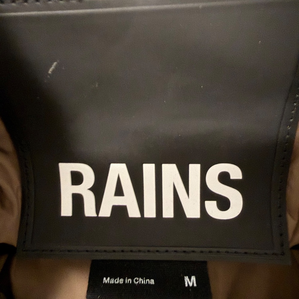 Rains Long Puffer Coat in Brown - Picture 14 of 16